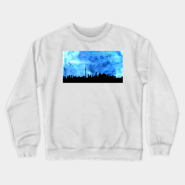 Toronto Skyline Crewneck Sweatshirt by jhsells98